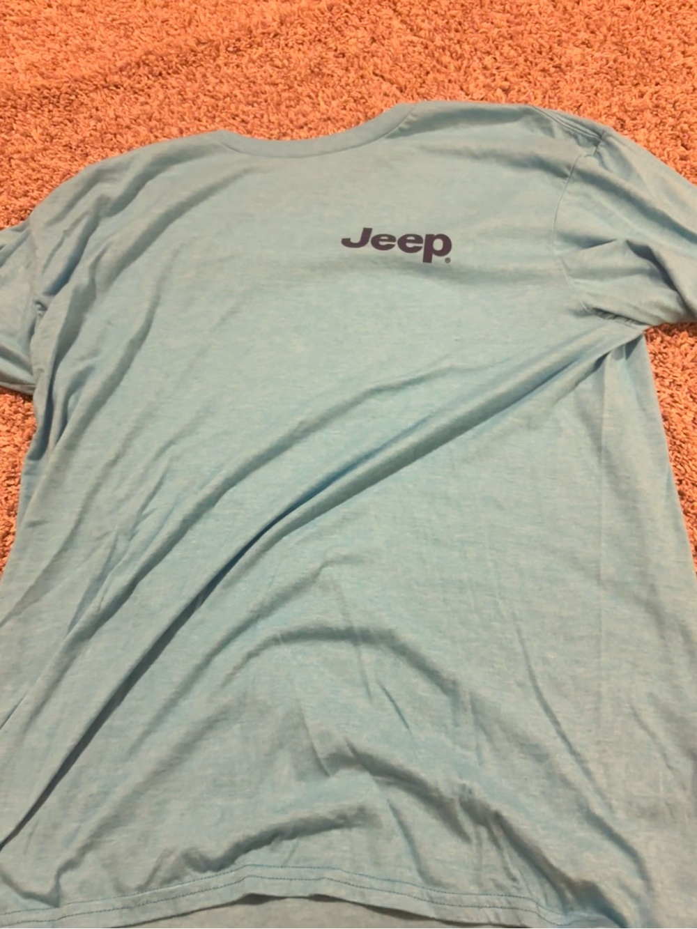 Jeep Light Blue Short Sleeve Logo Tee
